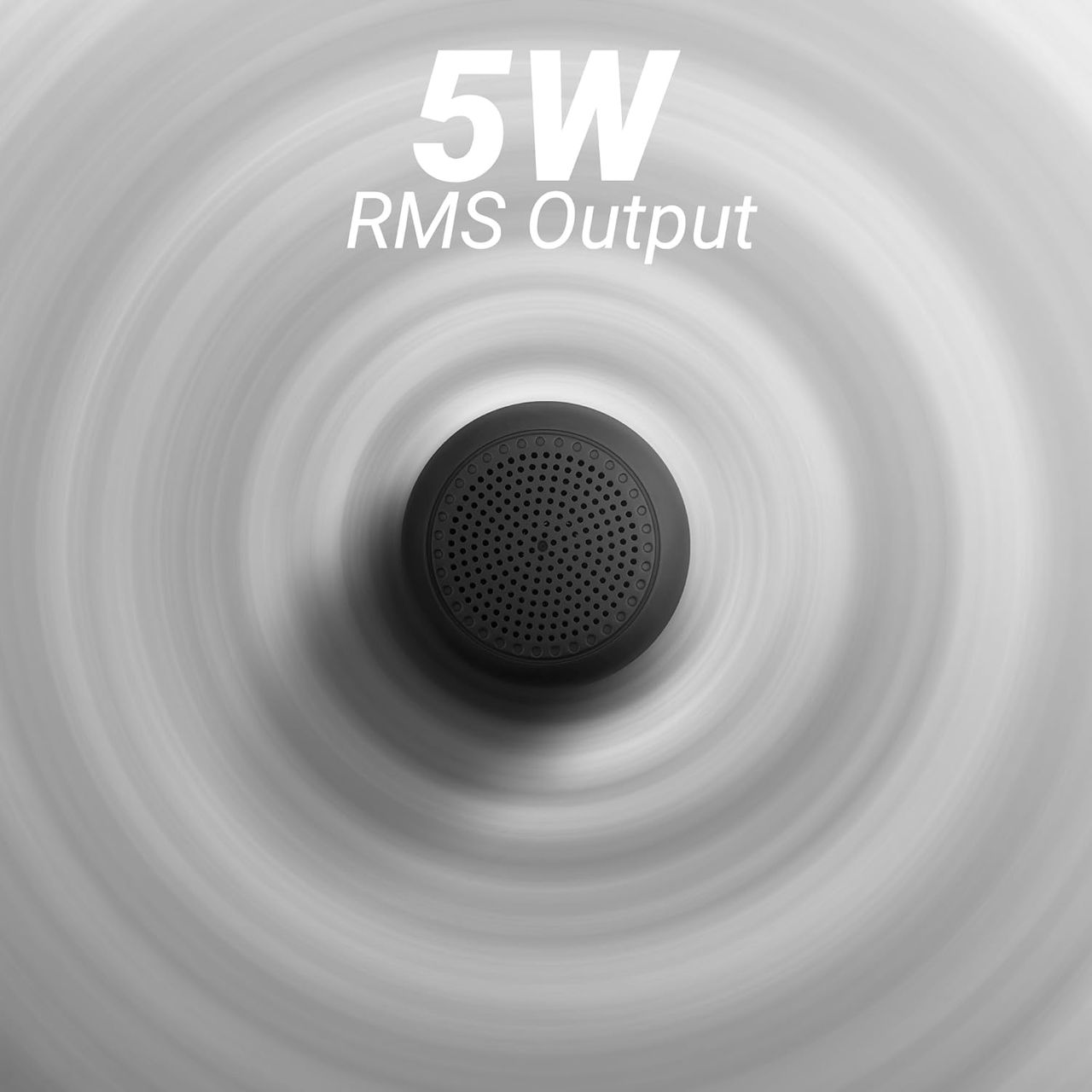 Zebronics Pixie BT 5W Speaker, TWS, mSD, Compact, Call Function, Carry Loop, upto 7h (Black)