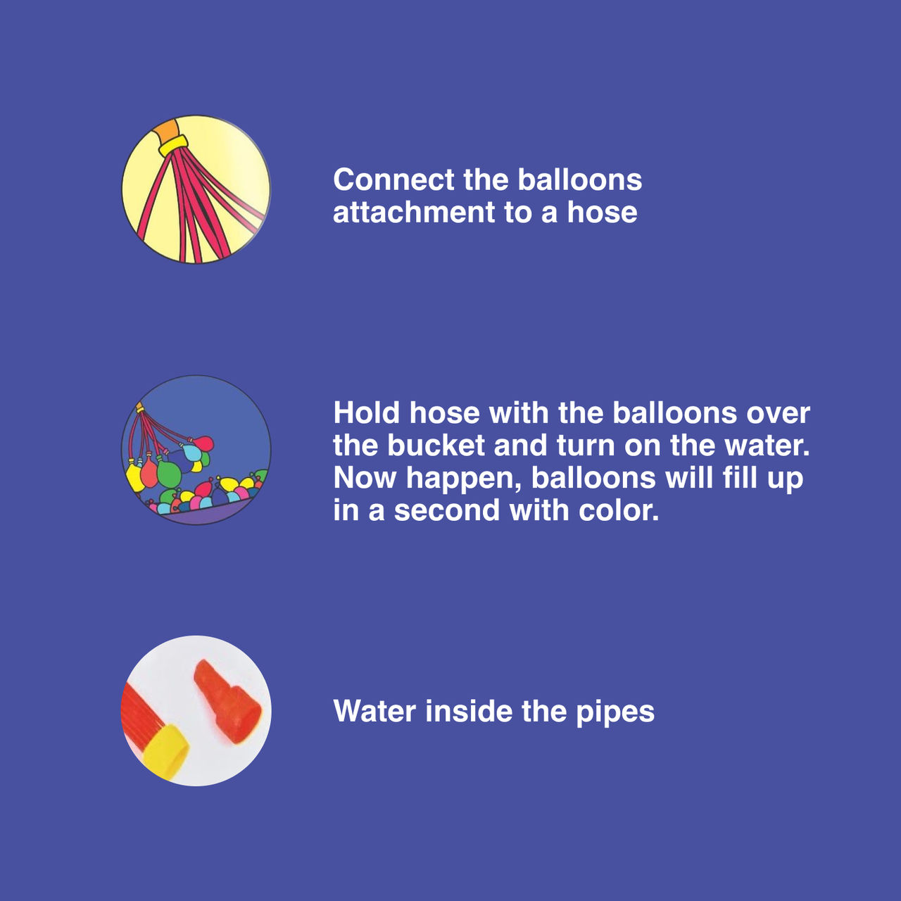 Tota Self Sealing Holi Magic Water Balloon Bunch | 1 pack (111 pcs)