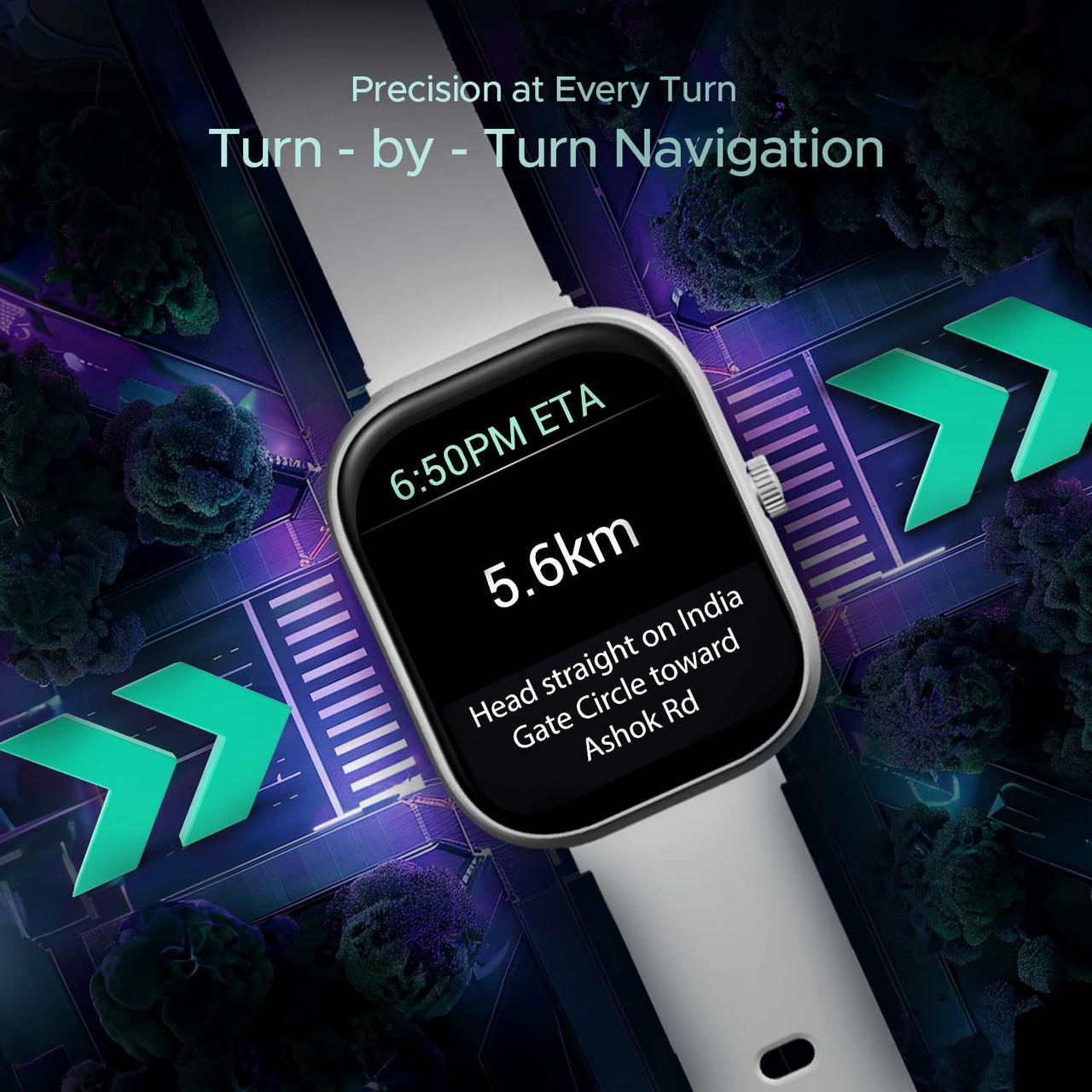 boAt Wave Sigma 3 Smart Smartwatch | 2.01" Display | BT Calling - Cool Grey