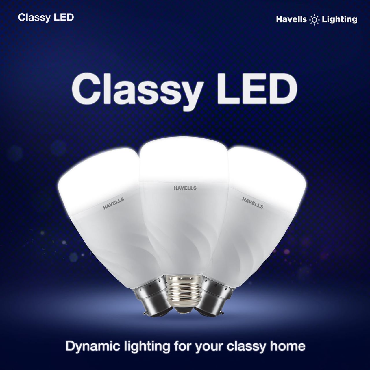 Havells 17W Classy Led Bulb Cool Day Light | B22 Base Holder