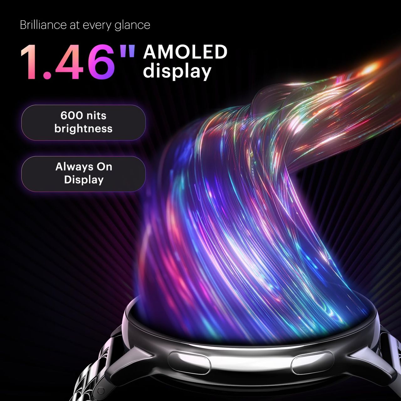 Noise  Vortex Plus Smartwatch - Elite Black