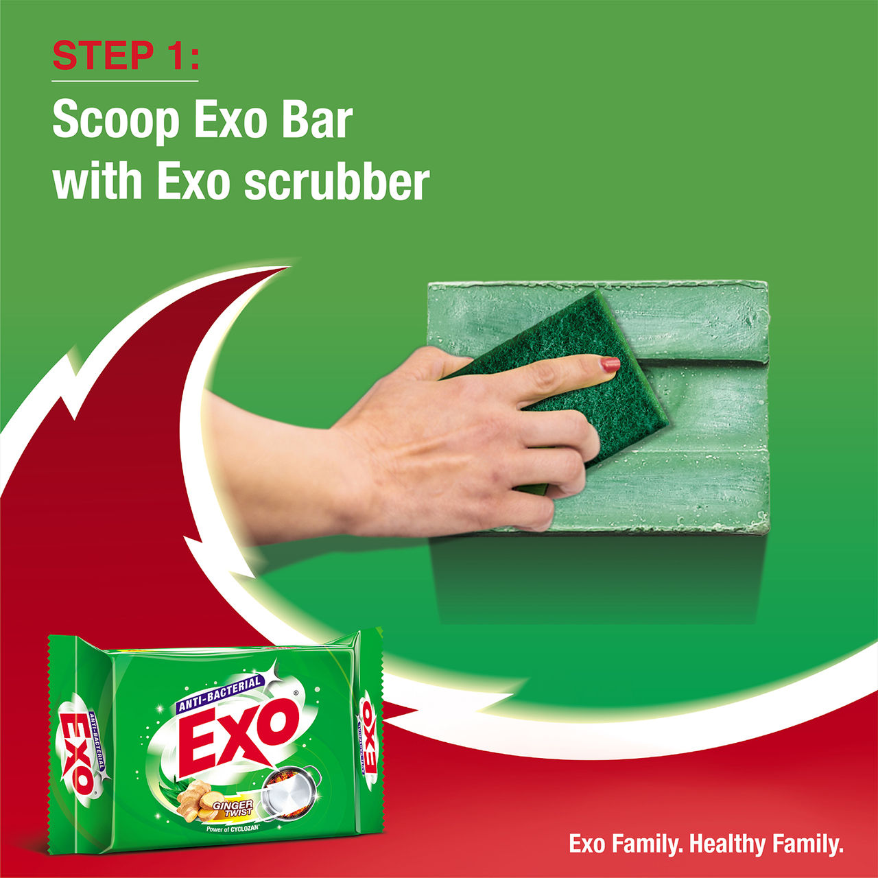 Exo Dishwash Bar 600 g Combo