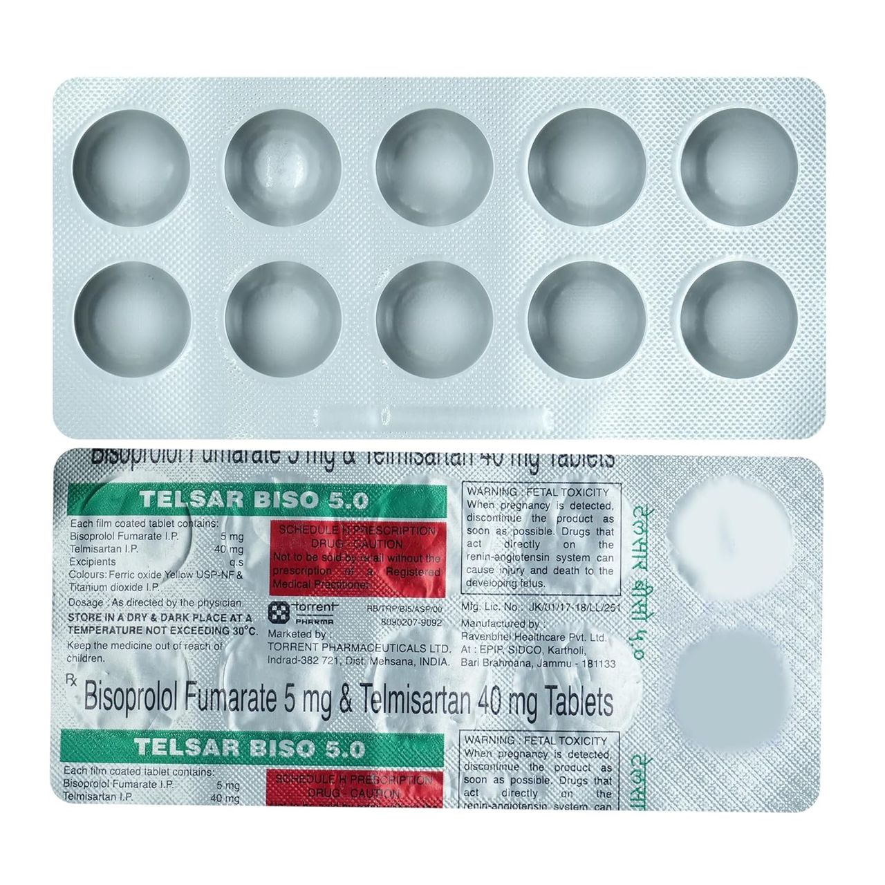 TELSAR BISO 5 Tablets