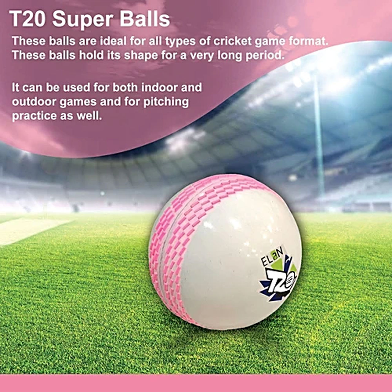 Elan Elan T20 Ball Pink