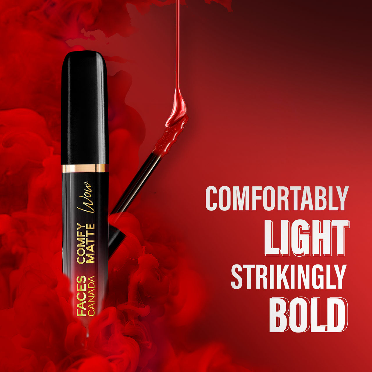 Faces Canada Comfy Matte Wow Liquid Lipstick - Nude Nectar 08, One Swipe Application