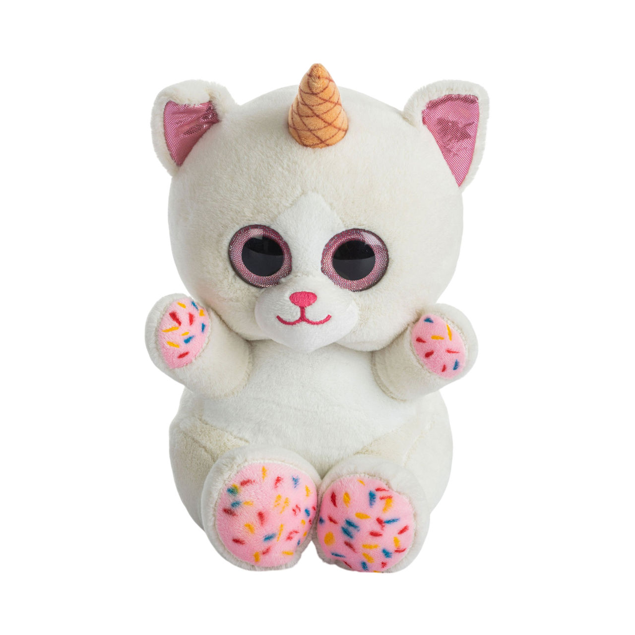 Dimpy Stuff Big Eye Unicorn 23Cm Off White
