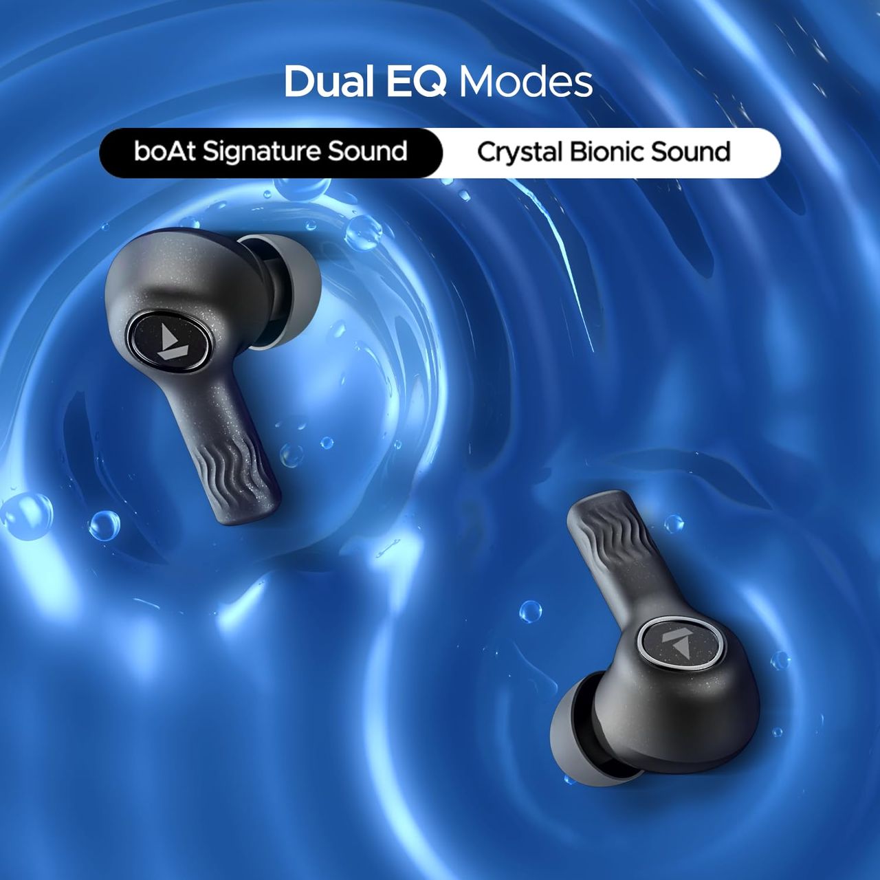boAt Nirvana Ion ANC TWS Earbuds w/ 120H Playtime, ANC upto 32dB & In-Ear Detection (Crystal Black)