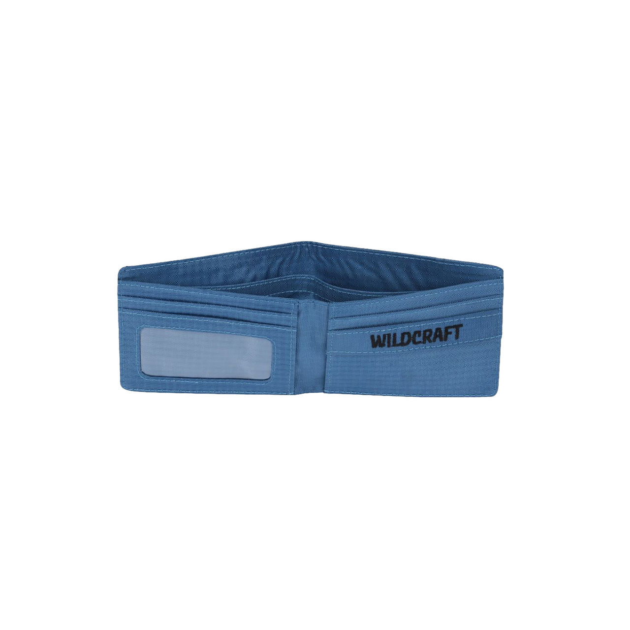Wildcraft Unisex Textured Fabric Bi-Fold Wallet | Blue