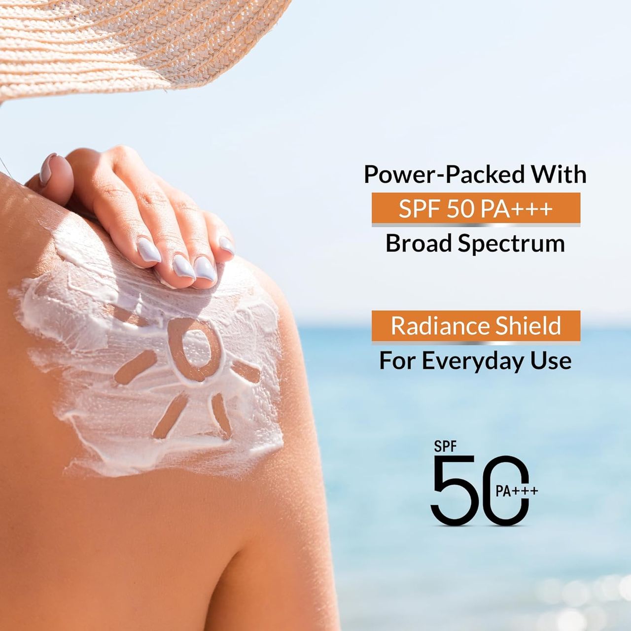 OG BEAUTY Science SPF 50 PA+++ Sunscreen With Vitamin C & Liquorice Extract - Broad Spectrum