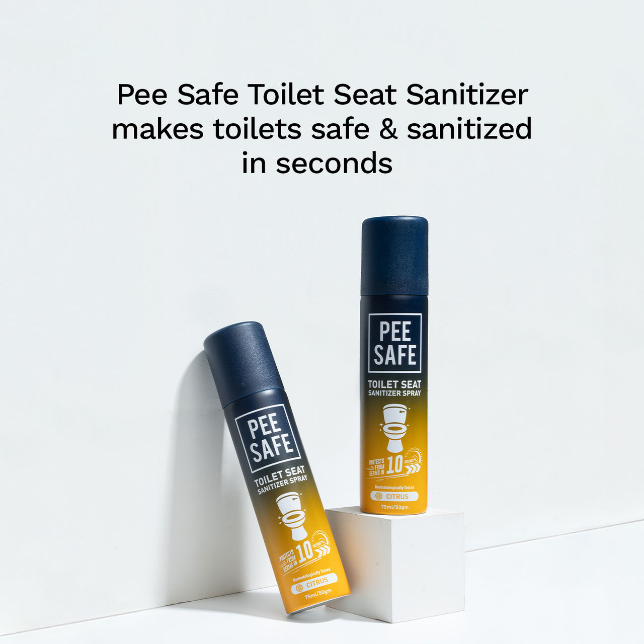 Pee Safe Toilet Seat Sanitizer Spray (Citrus)