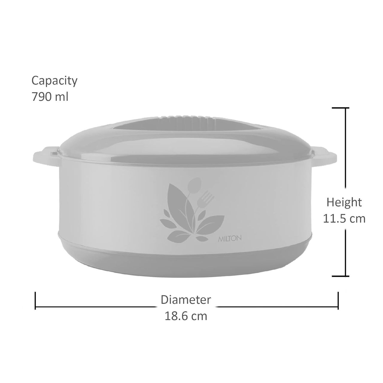 Milton Orchid 1000 Casserole 790 Ml | Pink