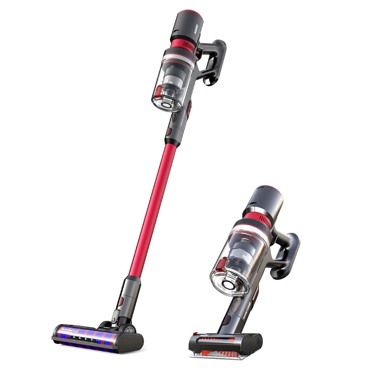 Agaro Supreme Cordless Stick Vacuum Cleaner,400W, 25 Kpa Suction,3 Adjustable Suction Modes,Bagless