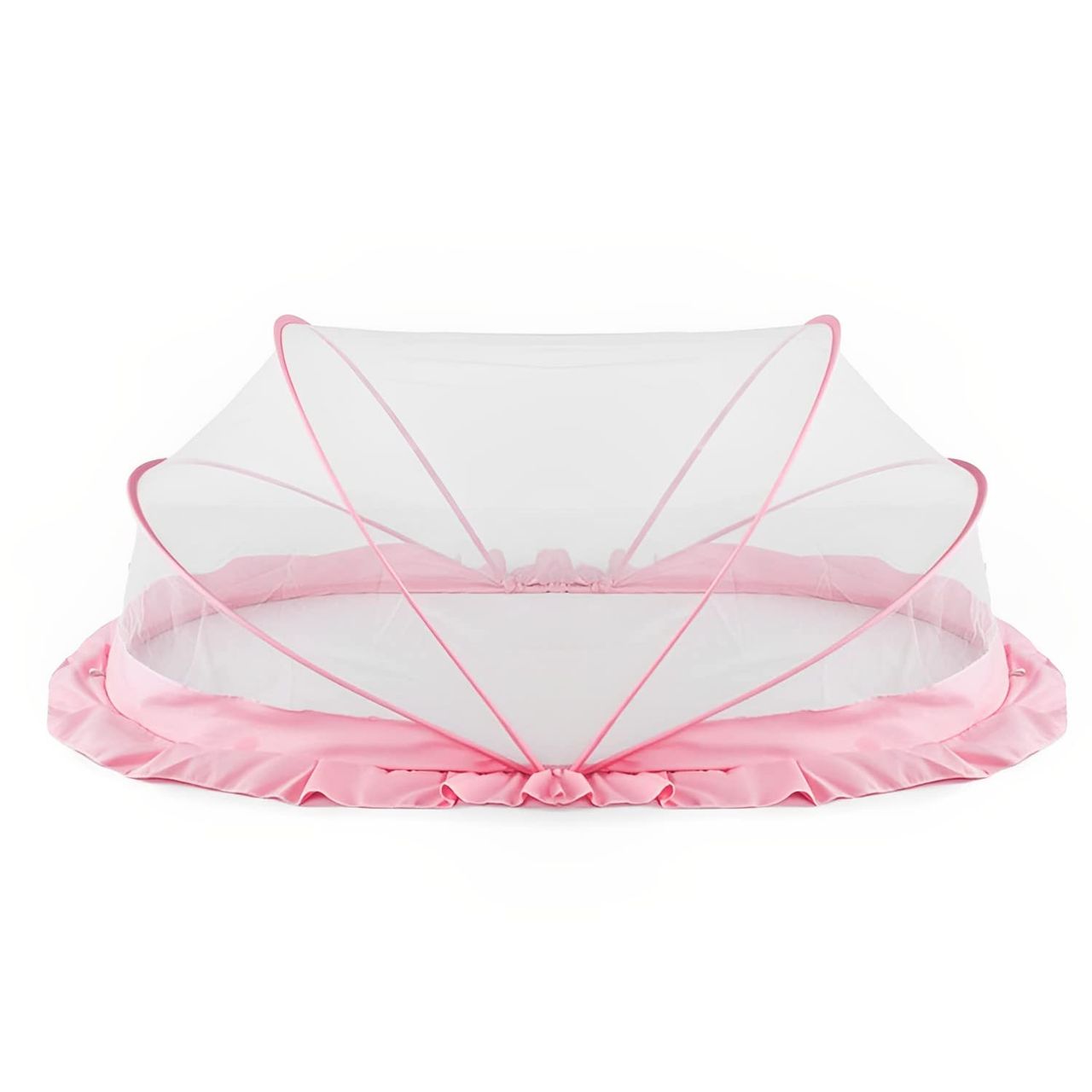 Lifekrafts Foldable Mosquito Net For Baby | Baby Pink