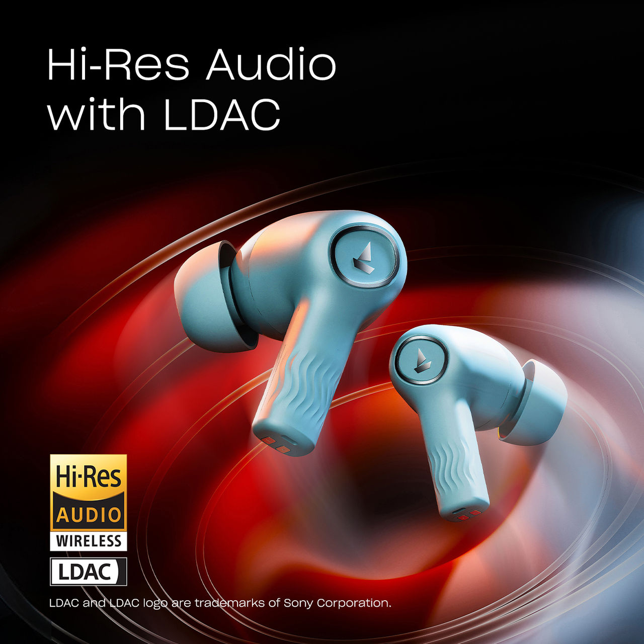 boAt Nirvana Ion Anc Pro W Hi-Res Audio With Ldac, Anc, 120 Hrs (Blazing Comet)