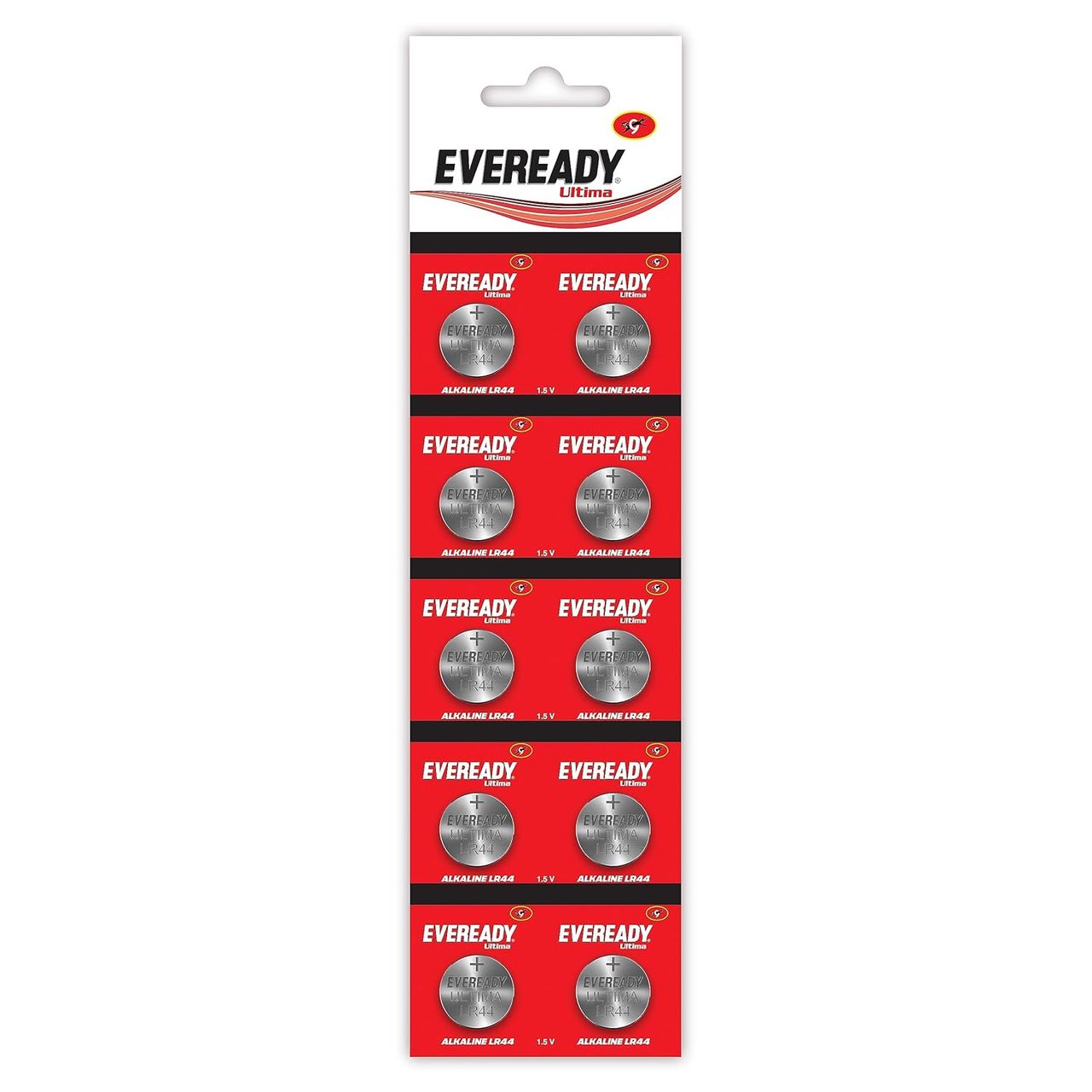 Eveready 1.5V Ultima Lithium Coin Battery (1 Pack - 10 Pieces) | (Lr44)