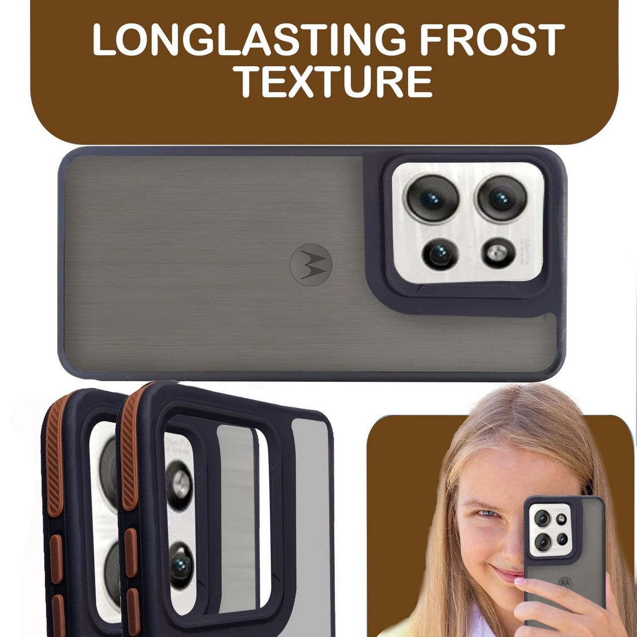 Artistque Case for Motorola Edge 50 5g Back Cover - Frosted Series
