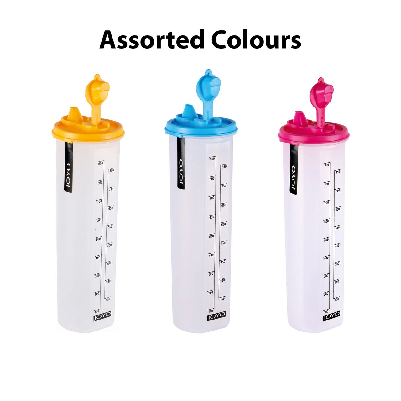 Joyo Plastics Oil Dispenser- 1000 ml (Assorted Colours) 1 pc Combo