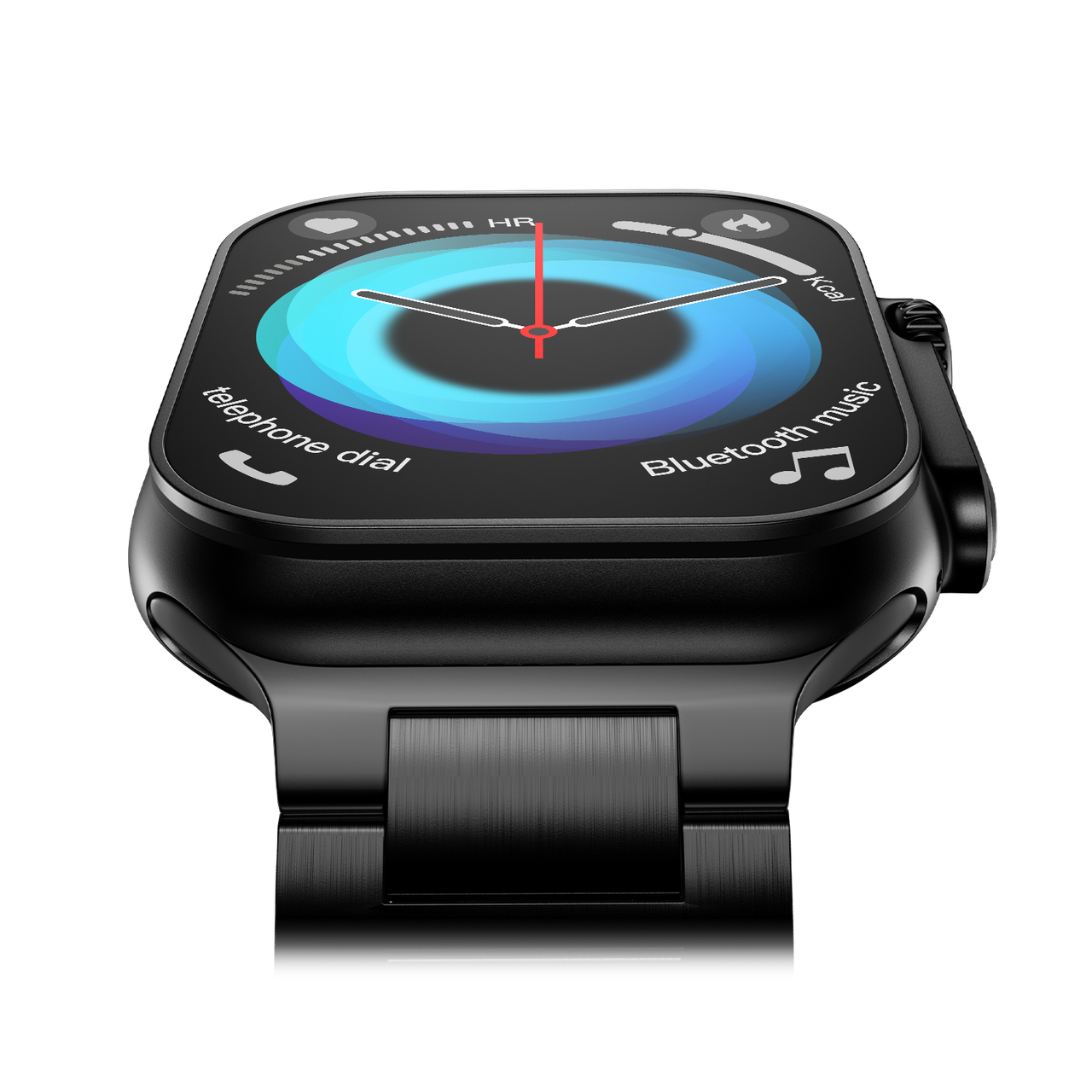 Fire-Boltt DAPPER | 2.1" AMOLED Display | BT Calling - Black (Chain Strap)