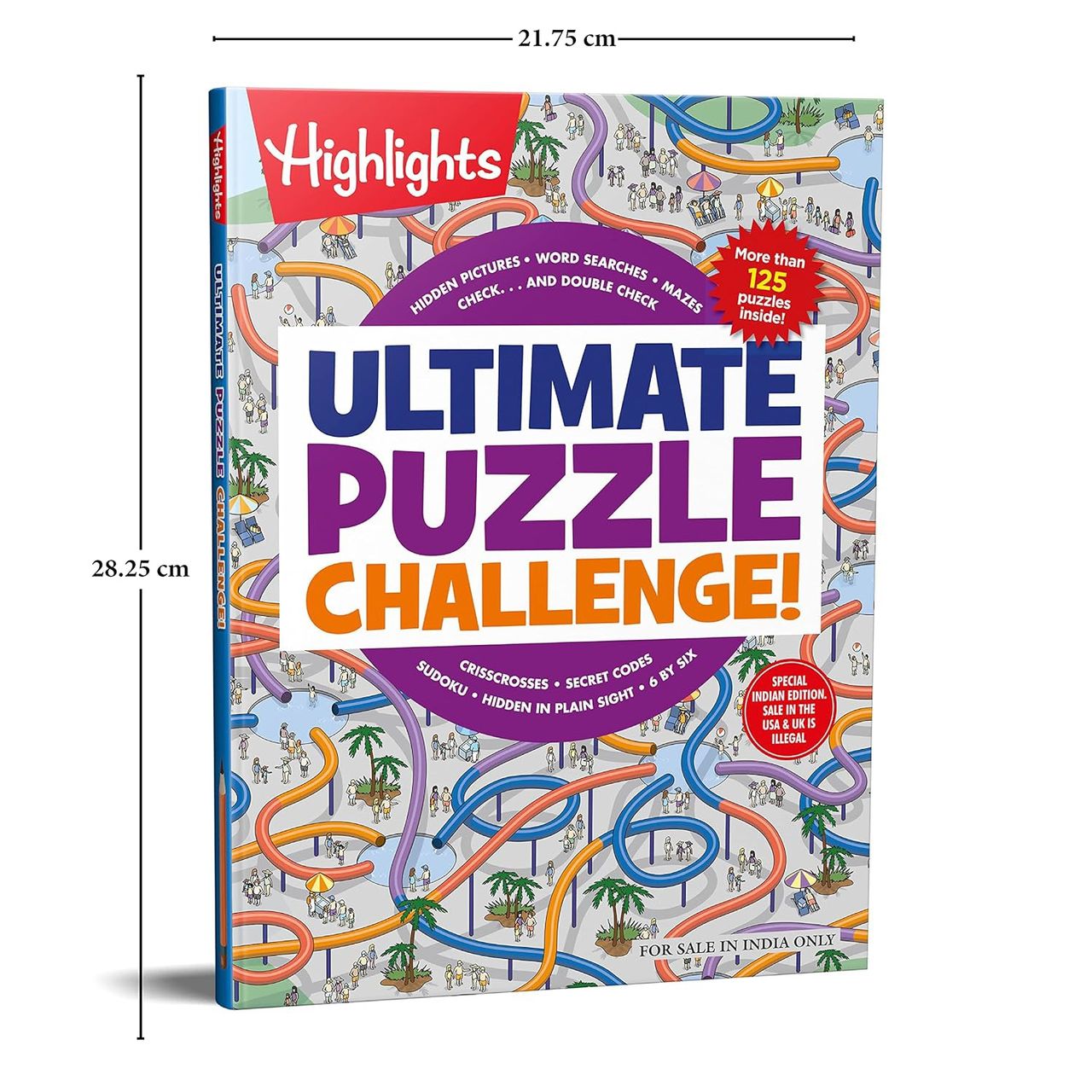 Ultimate Puzzle Challenge- More Than 125 Puzzles - Children Book | English