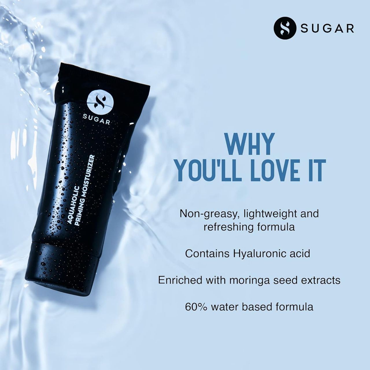 SUGAR Cosmetics Aquaholic Priming Moisturizer