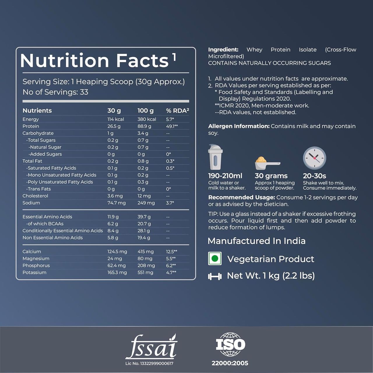 Nutrabay Pure Series Whey Protein Isolate