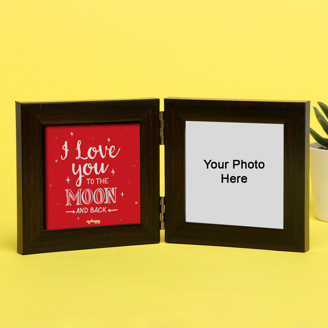 Oye Happy Mother's Day Gifting - Magic Window Photo Frame | 2 Photo Slots