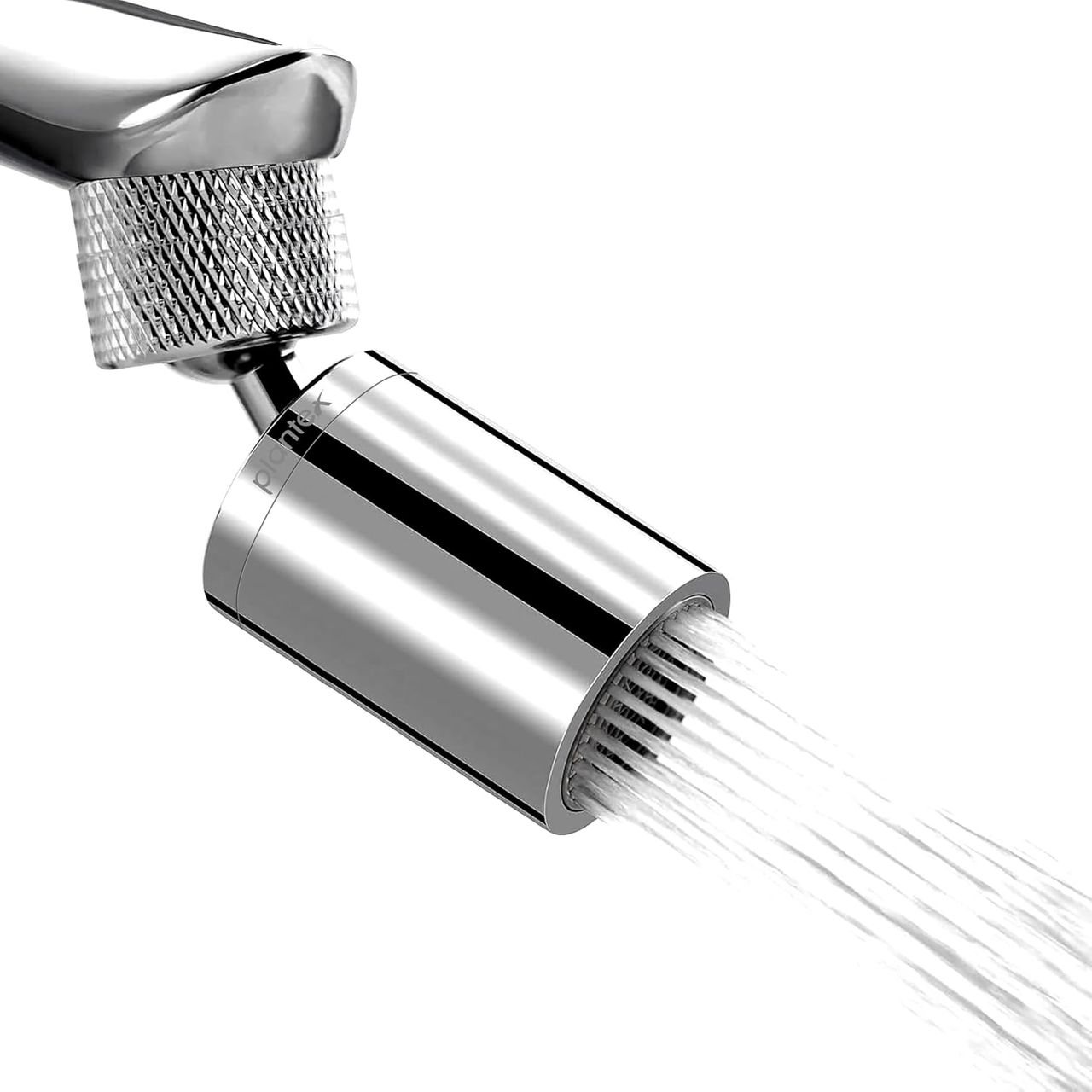 Plantex Brass Tap Extender for Kitchen Sink with Flexible 360 Swivel and 2 Modes - Chrome
