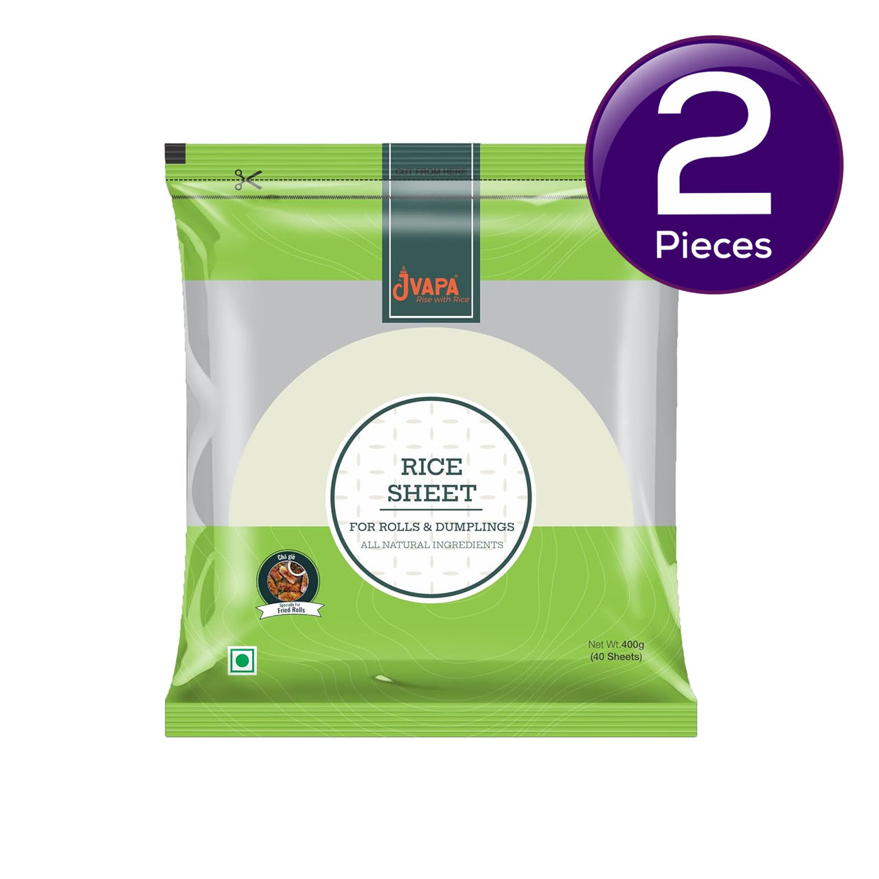 Jvapa Rice Paper Sheets 100 g Combo