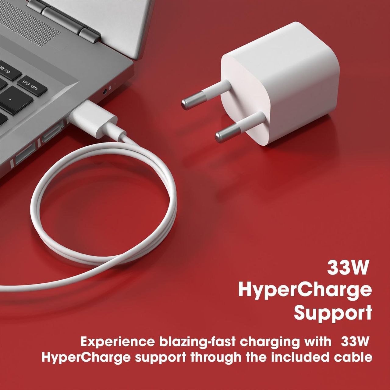 Sounce 3A Mi USB to Type C 33W Fast Hypercharge Cable | 480 Mbps Data Transfer | 1 m | White