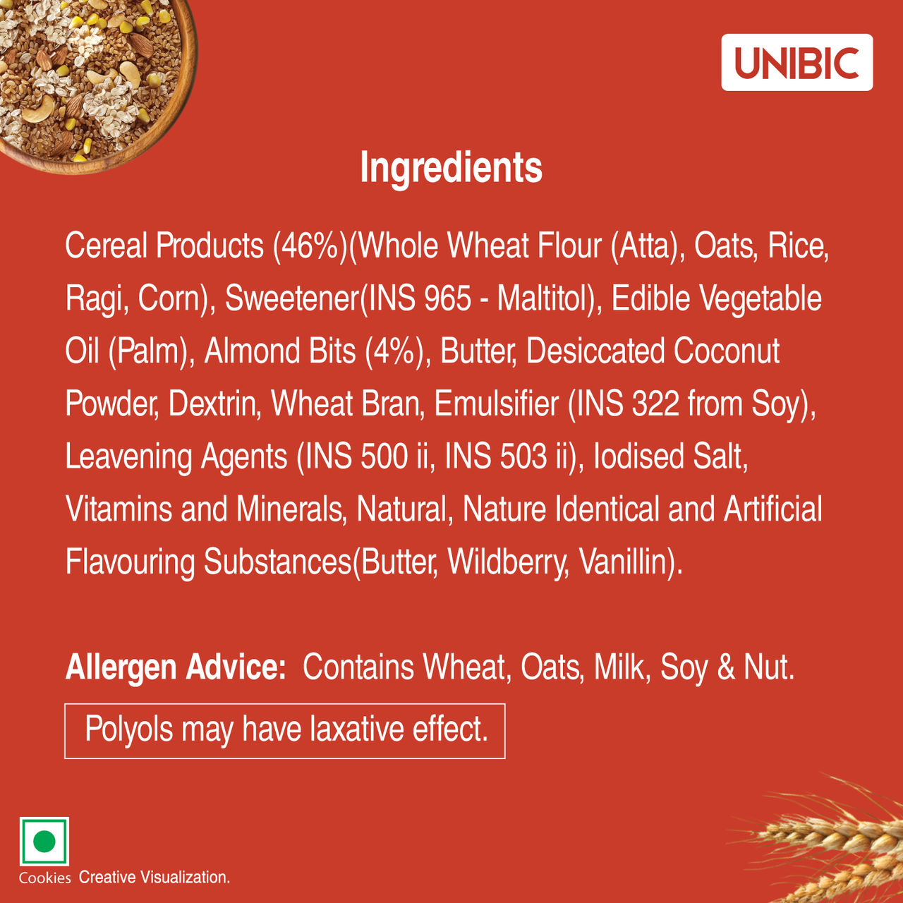 Unibic Sugar Free Multigrain Cookies |0% Maida | Low GI