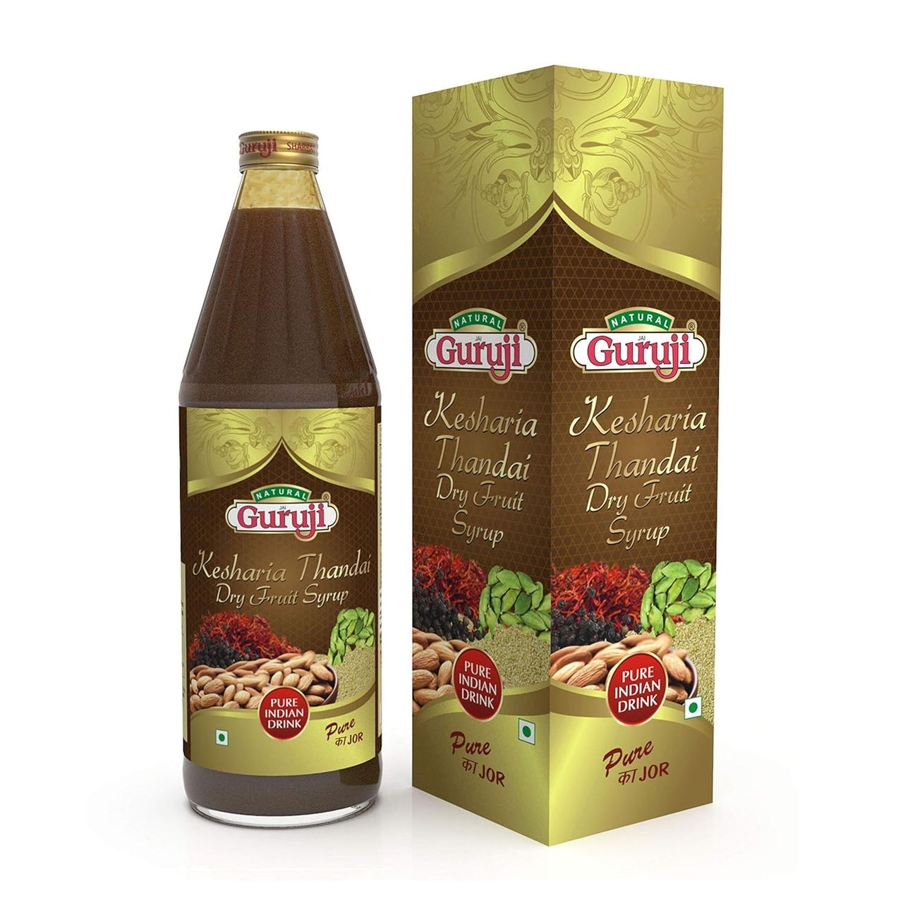 Jai Guruji Kesar Thandai Dry Fruit Syrup