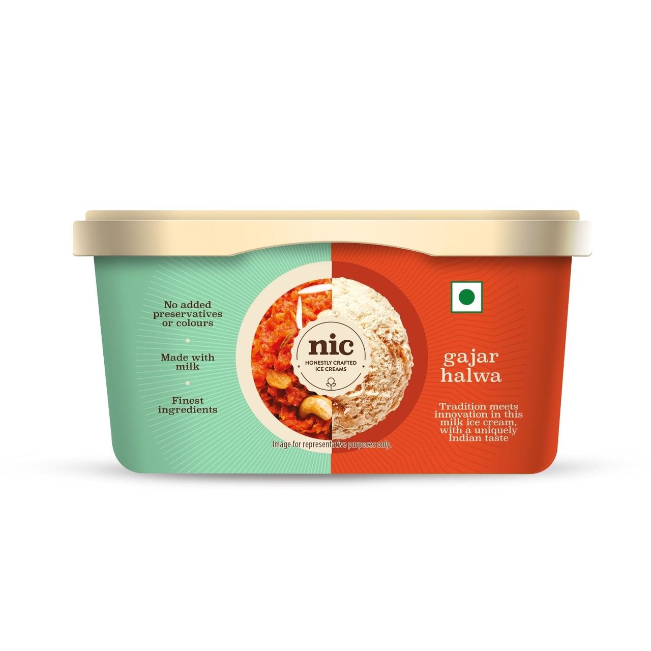 Nic Gajar Halwa Ice Cream Tub