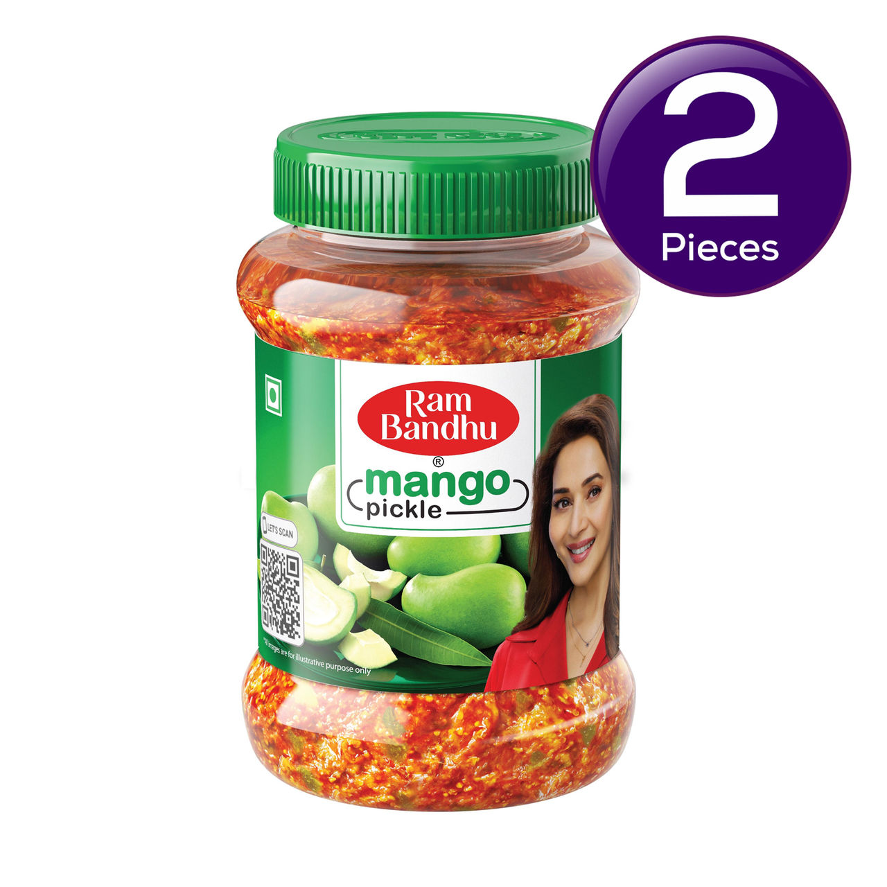 Ram Bandhu Mango Pickle Pet Jar 350 g Combo