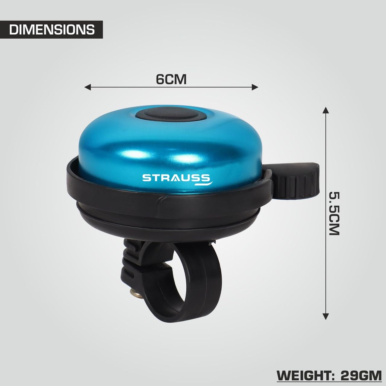 Strauss Bicycle Bell | Blue