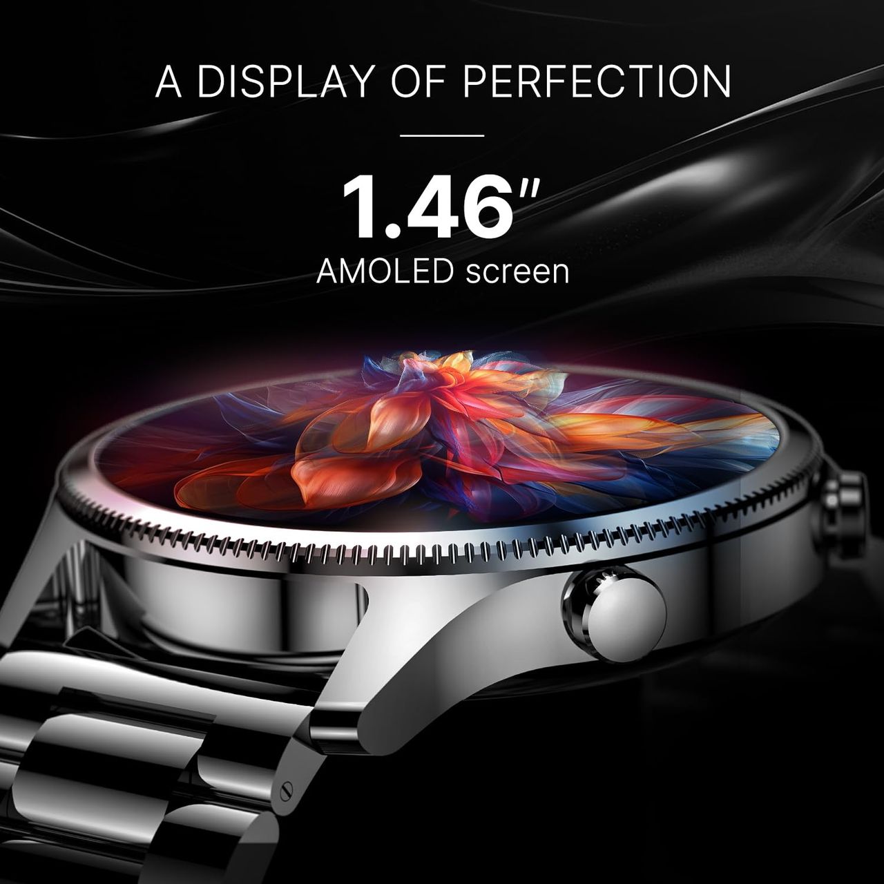 Noise NoiseFit Halo Plus Smartwatch - Elite Black