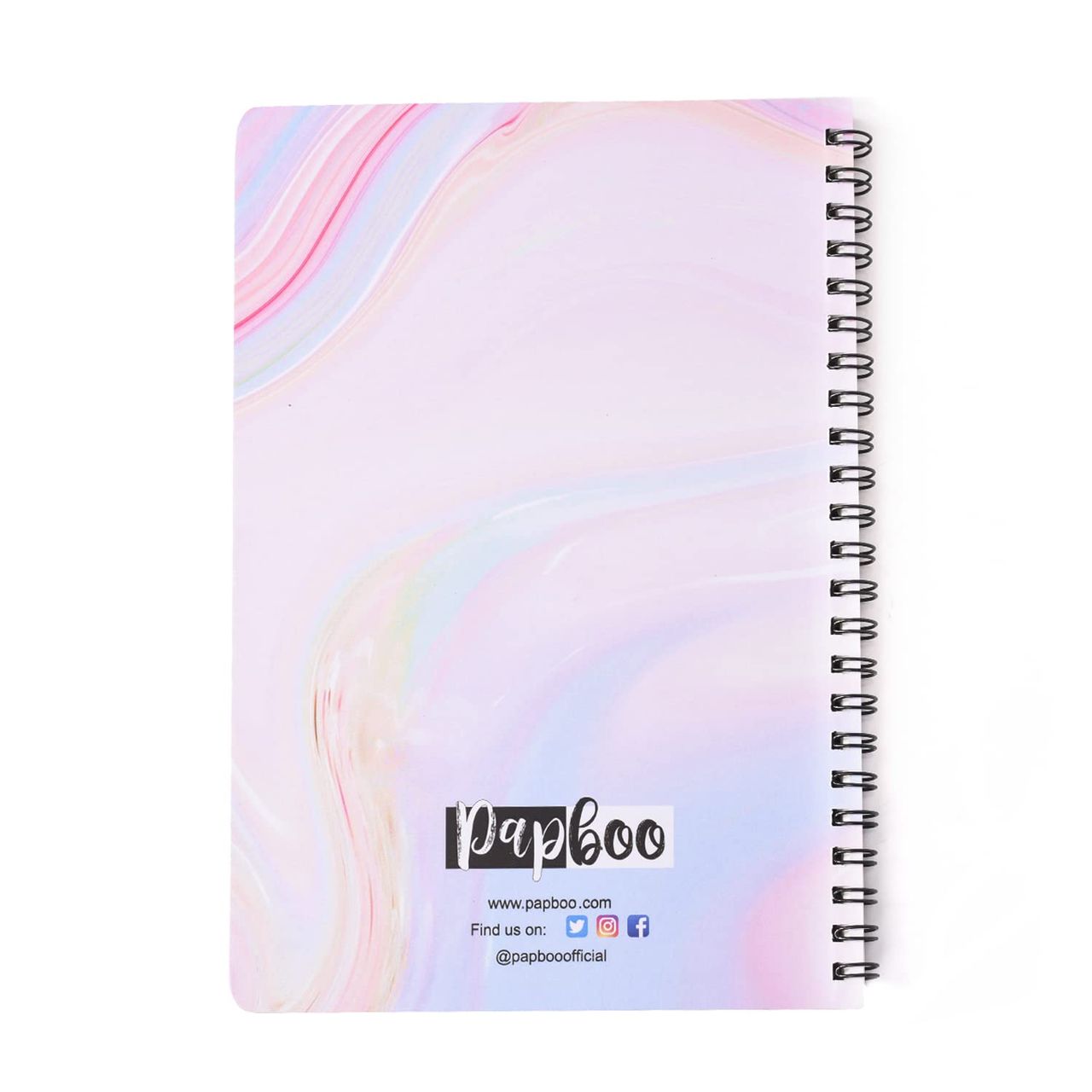 Papboo Dot Grid Spiral Wiro Notebook , 120 Pages, 90 Gsm - Dreams