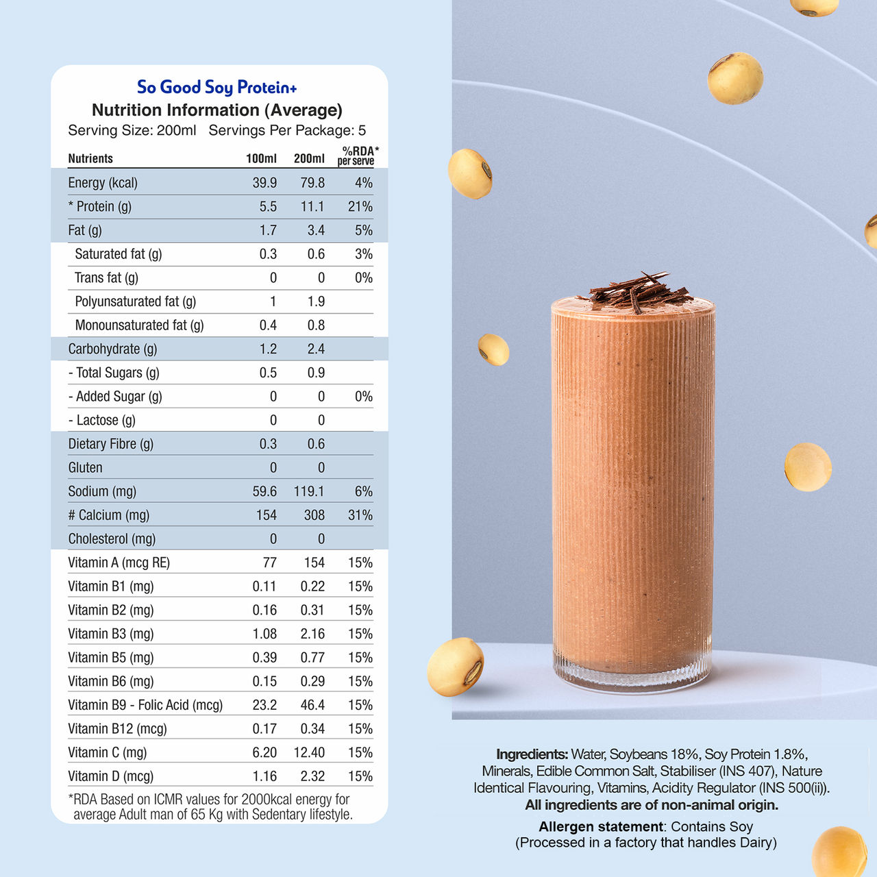 So Good Plant Based Soy Milk