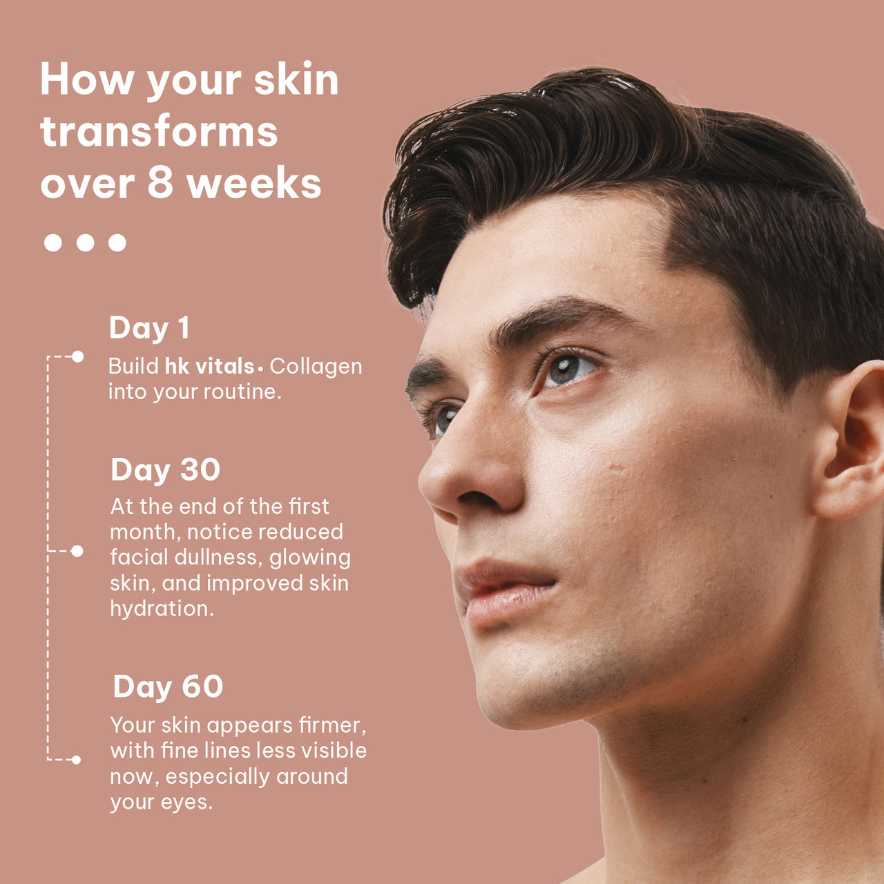 hk vitals Skin Radiance Collagen Supplement with Biotin, Orange