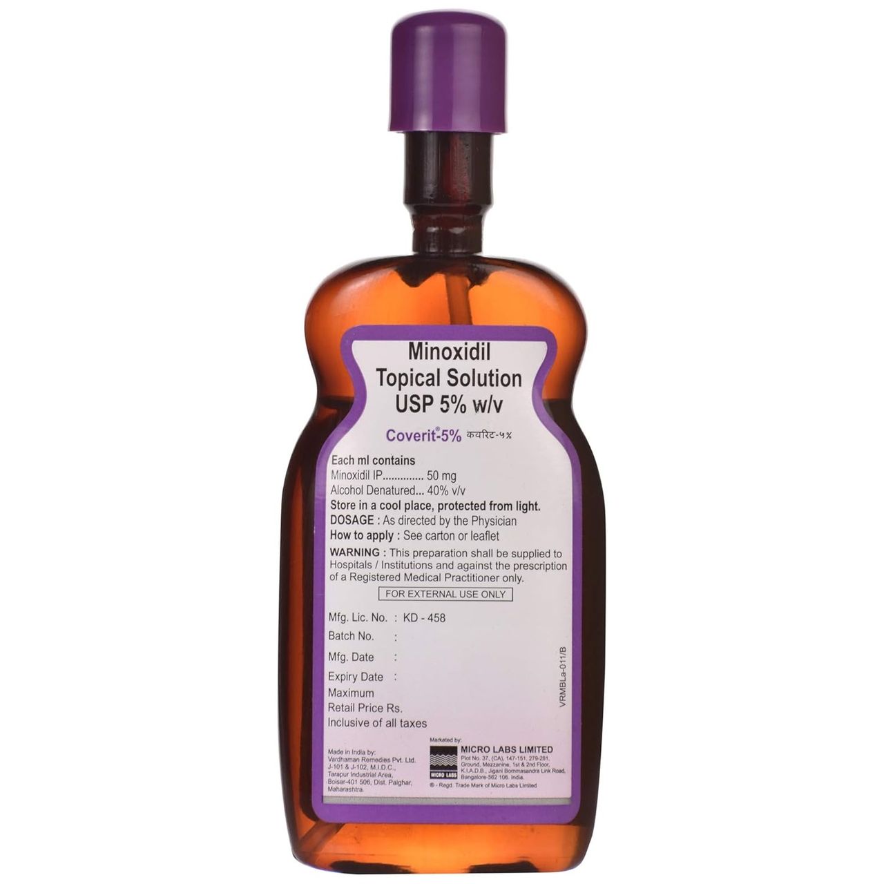 Coverit-5% Topical Solution