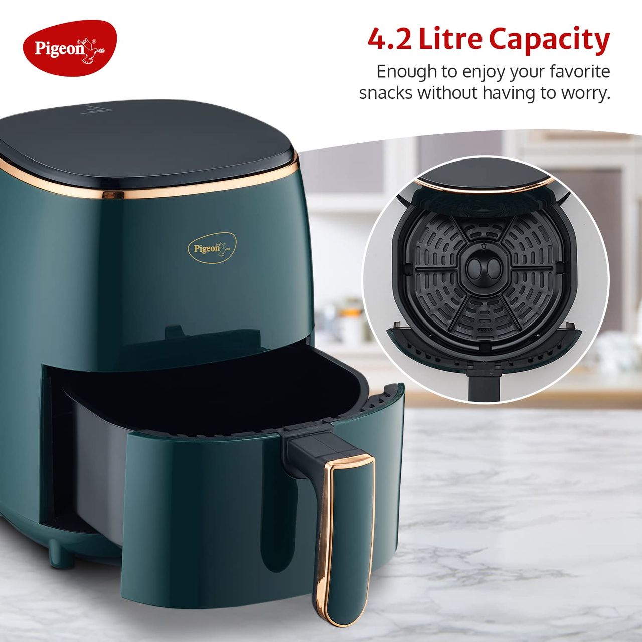 Pigeon Healthifry Digital Airfryer - 4.2 L