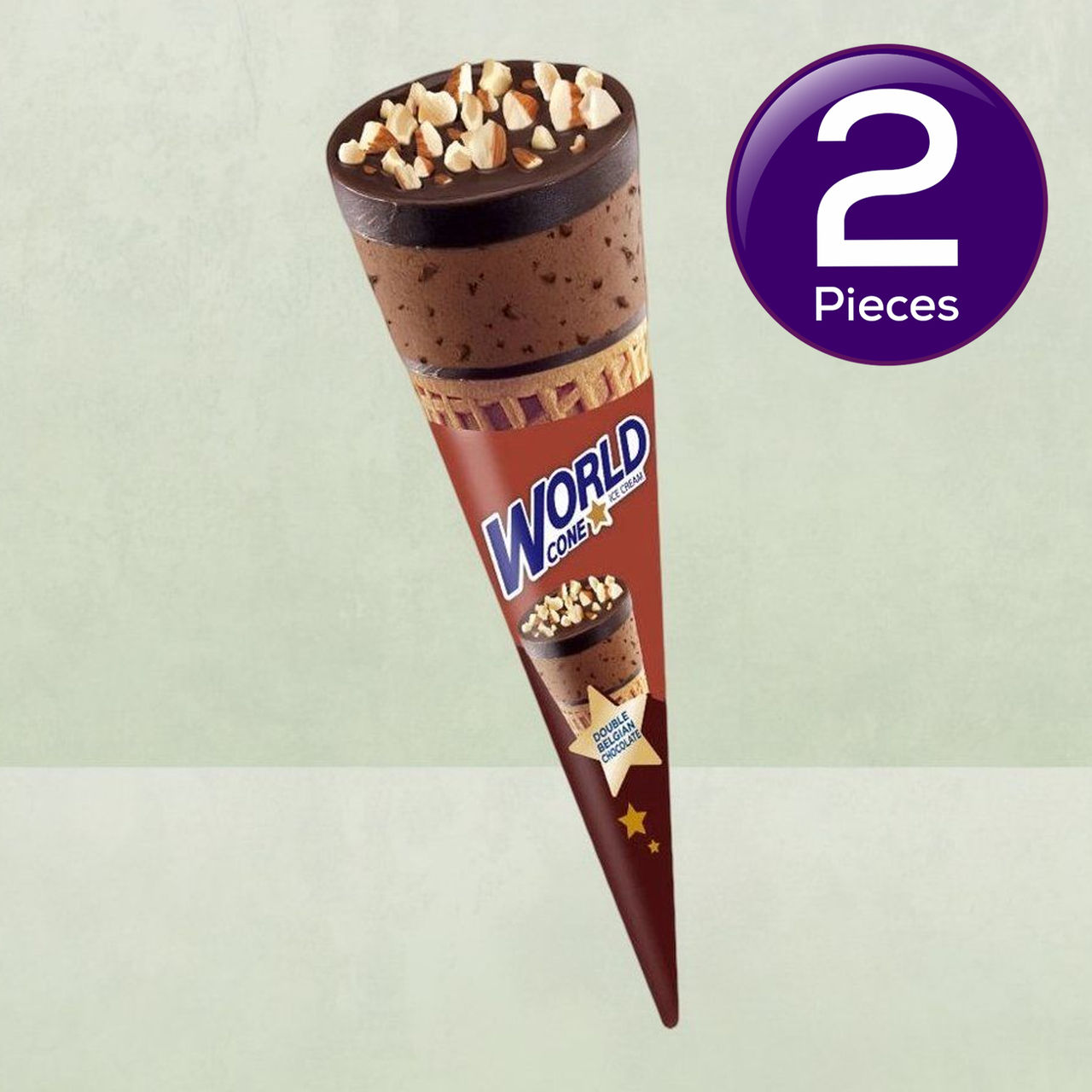 Havmor Double Belgian Choco Ice Cream Cone 150 ml Combo