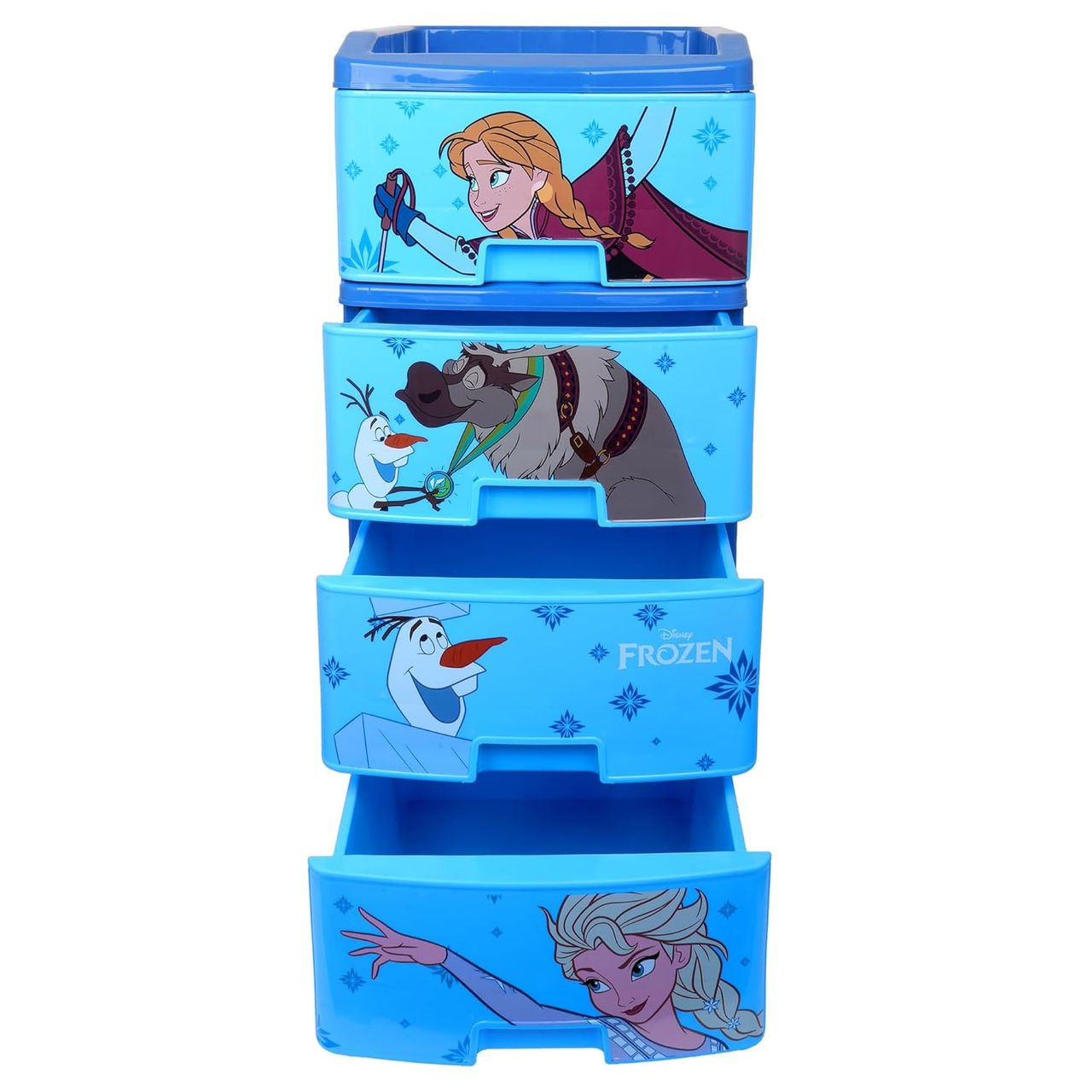 Kuber Industries Multiuses Plastic Modular 4 Drawer Storage Rack