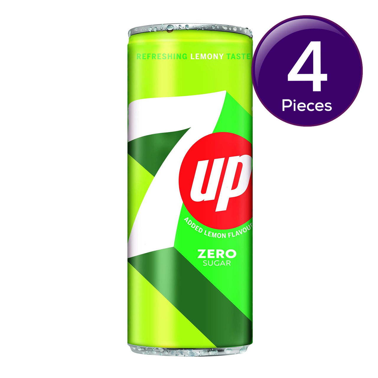 7Up Zero Sugar Soft Drink Can 330 ml Combo