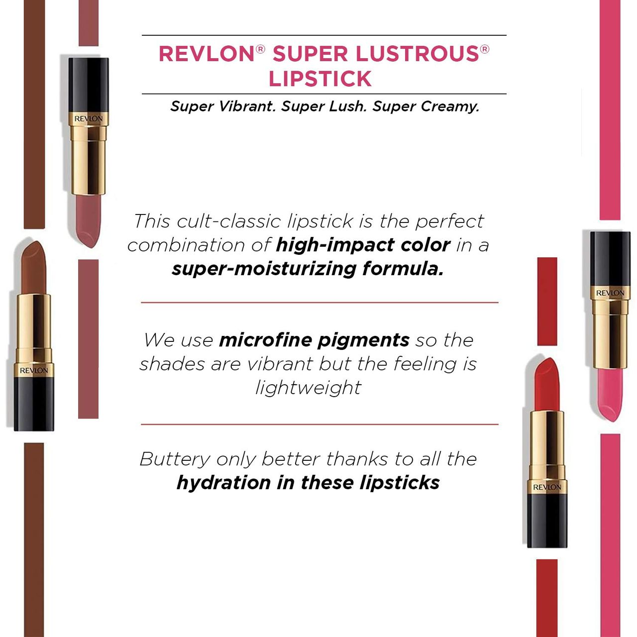 Revlon Lipstick - Rum Raisin | Hydrating