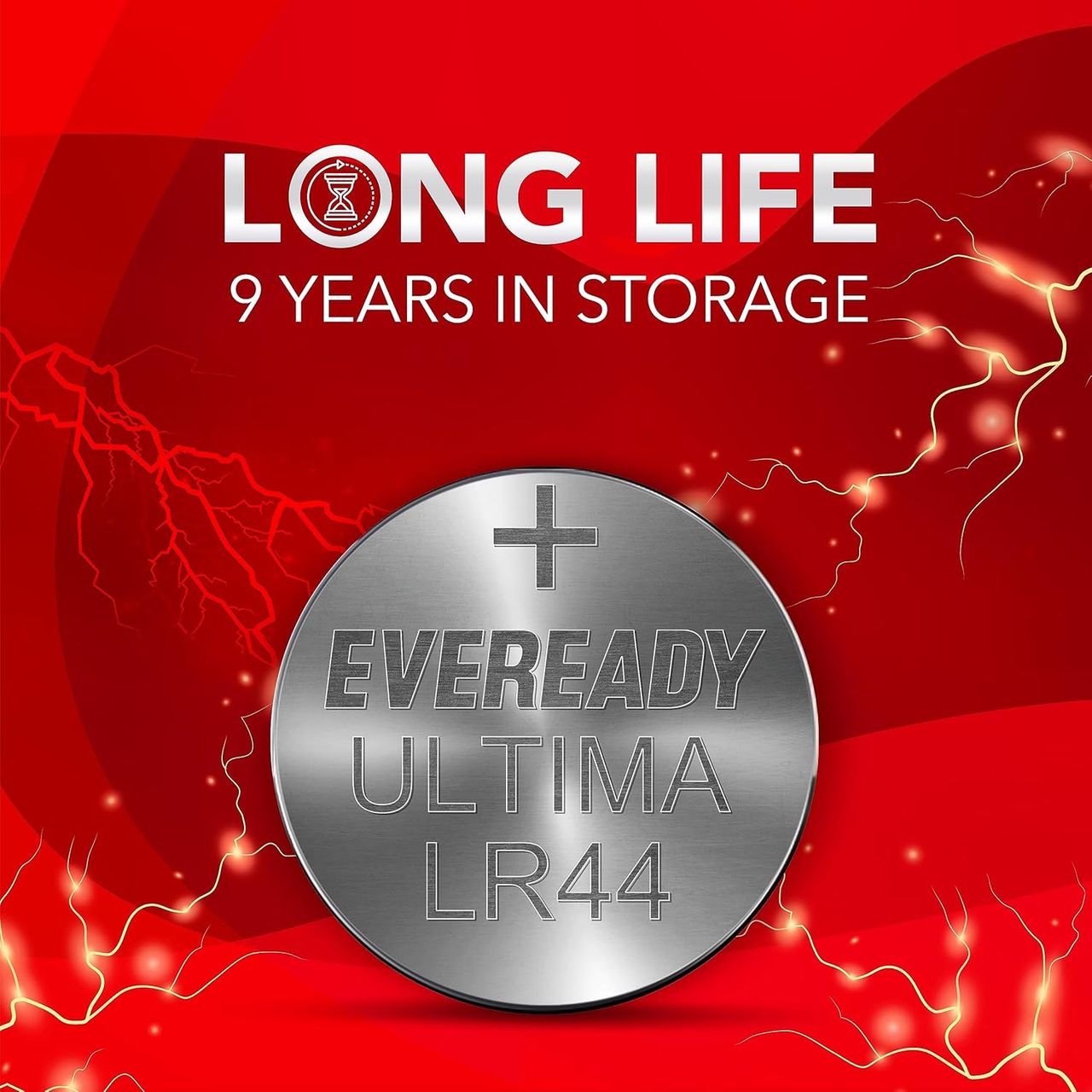 Eveready 1.5V Ultima Lithium Coin Battery (1 Pack - 10 Pieces) | (Lr44)