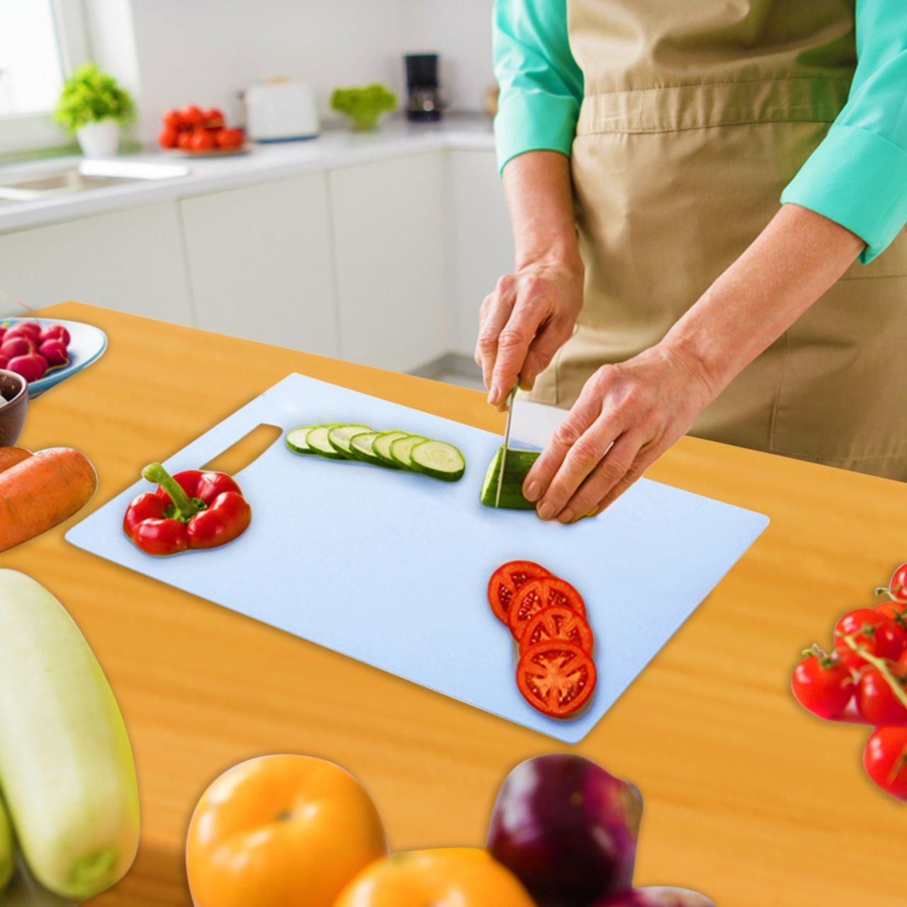 Anjali Chopping Board Square 2 | Plastic