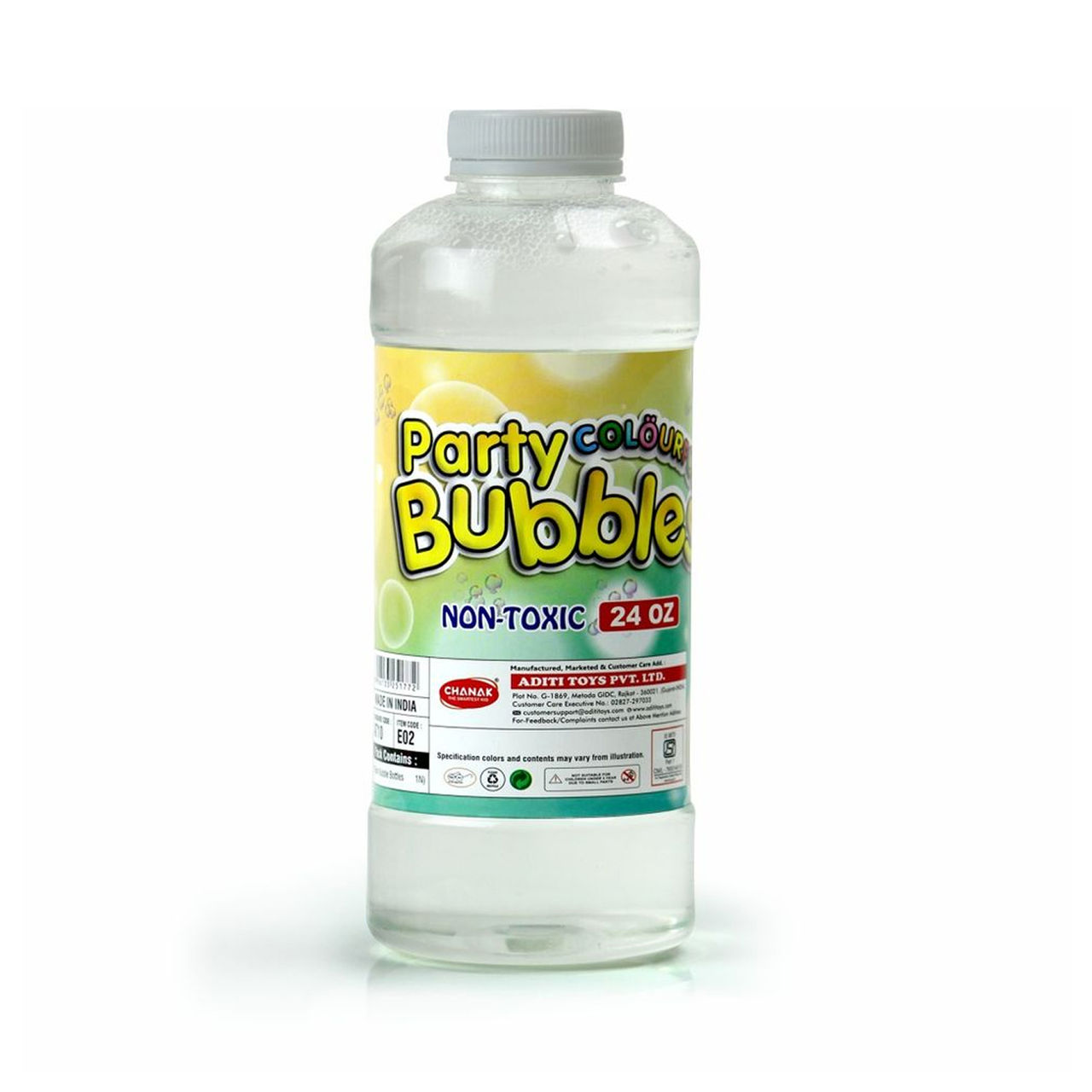 Aditi Toys Bubble Liquid Solution Bottle, Refill For Bubble Guns & Wands (Pack Of 1)