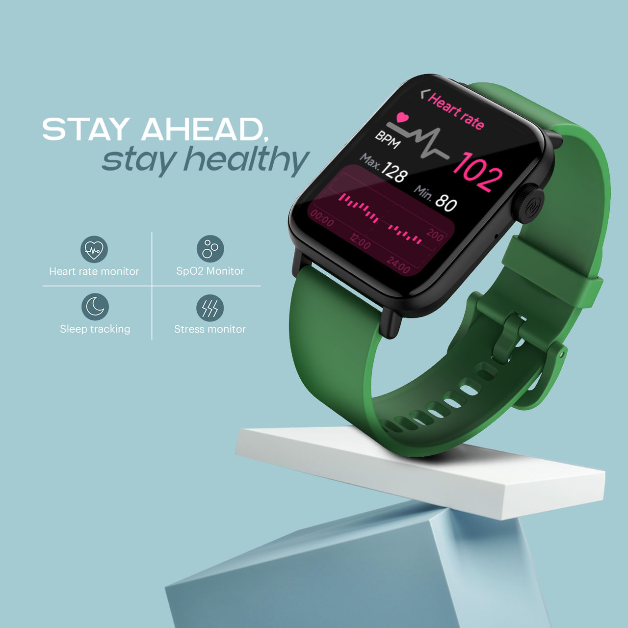 Noise Colorfit Vivid Call 2 Smartwatch | 1.85" Display | AI Voice Assistant - Elite Black