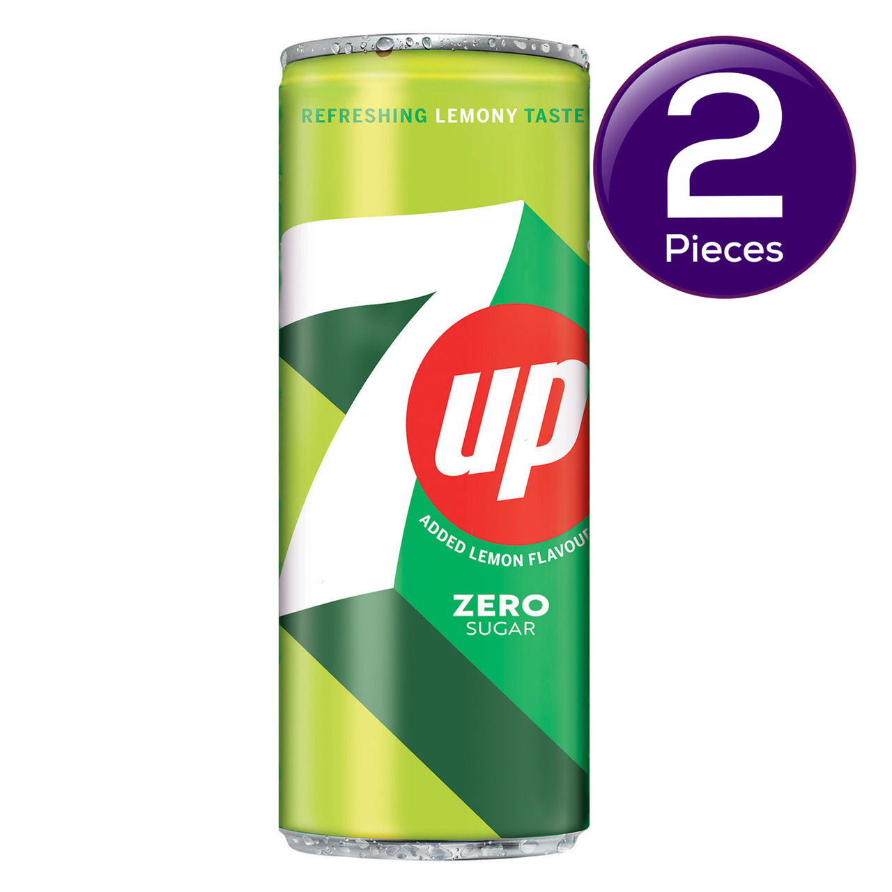 7Up Zero Sugar Soft Drink Can 330 ml Combo