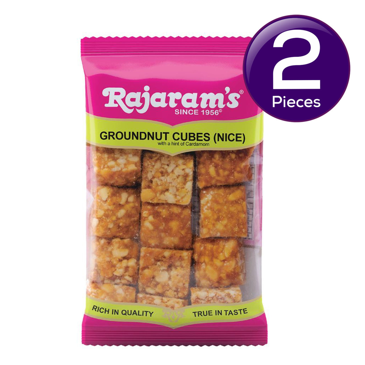 Rajaram's Peanut Cubes | 15pcs 100 g Combo